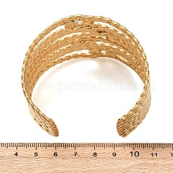 Браслеты-манжеты из нержавеющей стали 304&nbsp;BJEW-P382-01B-G