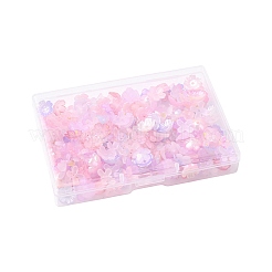 Акриловые колпачки для бусин с металлическим плетением OACR-FS0002-49B