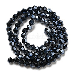 Trasparenti perle di vetro placca fili&nbsp;GLAA-F029-4mm-C02
