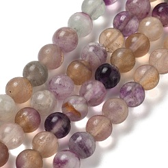 Природные флюорита нити бисера&nbsp;G-K153-B36-8mm