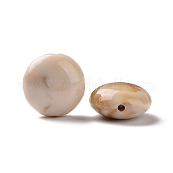 Perle acriliche opache bicolore&nbsp;OACR-P013-03