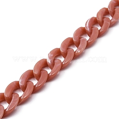 Пластиковые ручки для сумок на цепочке FIND-WH0045-47B