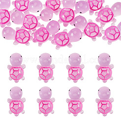 12 шт. светящиеся полупрозрачные смоляные кабошоны в виде морских животных&nbsp;RESI-TA0004-56B