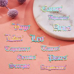 12 шт. 12 стиля ионного покрытия (IP) 201 нержавеющая сталь коннекторные подвески&nbsp;STAS-SZ0002-39M