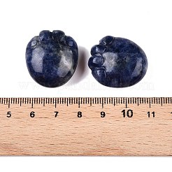 Фигурки со следами из натурального содалита&nbsp;DJEW-N003-02C