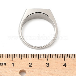 Кольца из нержавеющей стали 316l с натуральным лазуритом для женщин RJEW-U054-02C-03P