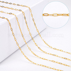 10 м латунные цепочки из скрепок&nbsp;CHC-SP0001-02G