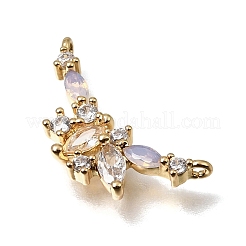 Pendentifs en zircone cubique clair en laiton&nbsp;KK-K427-05A-G