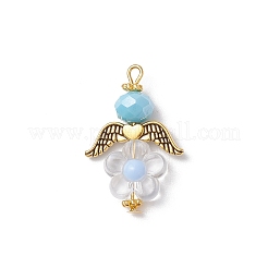 Акриловые бусины с подвесками из стеклянных бусин&nbsp;PALLOY-MZ00699