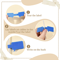 30 шт. нейлоновые этикетки для кабеля с крючками и петлями&nbsp;FIND-SP0004-89A