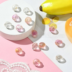 15шт 3 стиля прозрачные стеклянные бусины GLAA-YW0003-69