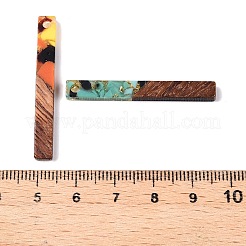 Подвески из эпоксидной смолы и орехового дерева RESI-N039-119