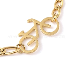 Bracciali in acciaio inossidabile 304&nbsp;BJEW-Q340-01G