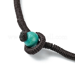 Однослойные ожерелья из бисера с ромбами из окрашенного натурального кокоса&nbsp;LS-NJEW-A007-02C