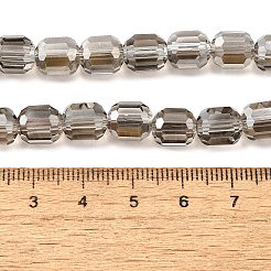 Стеклянные бусины с гальваническим покрытием &nbsp;GLAA-G112-07J