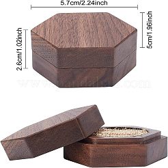 Шкатулка из черного ореха CON-WH0076-35