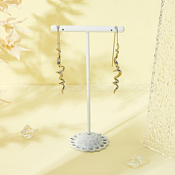 1 пара латунных сережек-подвесок&nbsp;EJEW-HS0001-29P