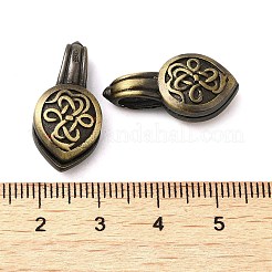 Латунные буддийские подвески в форме цветка в тибетском стиле с покрытием из латуни KK-Q805-07AB