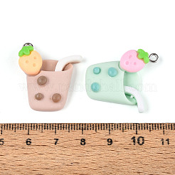 Подвески из непрозрачной смолы&nbsp;RESI-T062-02M