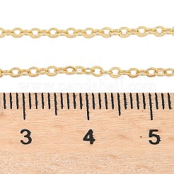 Латунные кабельные цепи ожерелья&nbsp;X-NJEW-K123-05G