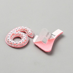 10 pezzo di strass hotfix numero 0~9&nbsp;DIY-TAC0020-99B-02