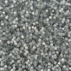 MIYUKIデリカビーズ  シリンダー  日本製シードビーズ  11/0  （db1817)染色スモークグレーシルクサテン  1.3x1.6mm  穴：0.8mm  約2000PCS /ボトル  10 G /ボトル&nbsp;SEED-JP0008-DB1817
