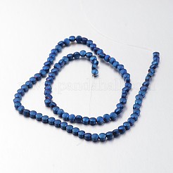 Гальванизировать немагнитных синтетический гематит нитей бисера&nbsp;G-F300-33B-F05