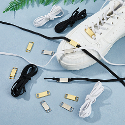 6 пара железных украшений для шнурков&nbsp;AJEW-DR0002-14