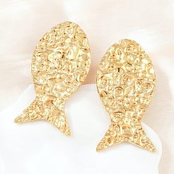 Boucles d'oreilles à tige en acier inoxydable 304 pour femmes&nbsp;SA-B001-02G-B