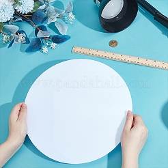 Акриловый плоский круглый складной светоотражающий картон&nbsp;AJEW-WH0596-201A