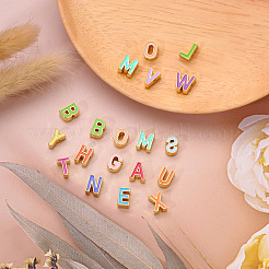 Рейка покрытие сплава эмалевые бусины ENAM-YW0001-25LG