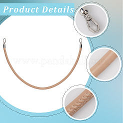 Poignées de sac rondes en simili cuir PU&nbsp;FIND-WH20023-029P-04