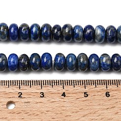 Нитки бусины из натурального ляписа-лазури&nbsp;G-A280-A24-02