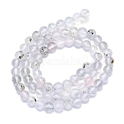 Натуральные лепидолитовые бусины G-G106-P01-03