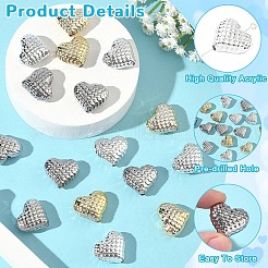 30шт 3 цвета акриловые бусины с УФ-покрытием&nbsp;MACR-YW0004-74