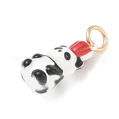 Pendentifs d'émail en laiton &nbsp;KK-CBAE20A-01A-G