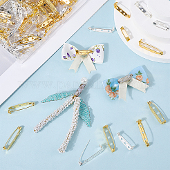 120 шт. 6 стиля железной фурнитуры для броши IFIN-SP0001-32