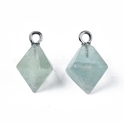 Естественный зеленый авантюрин подвески&nbsp;G-N326-102