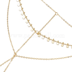 Латунные цепи панцирного типа браслеты кольца BJEW-JB11485