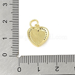 Pendentifs en laiton zircon cubique transparent&nbsp;KK-E111-46G-06