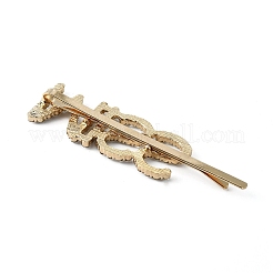 Forcine per capelli con strass in lega di parola miss&nbsp;FIND-WH0152-34D-KCG