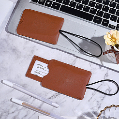 2 шт. выдвижная багажная бирка из искусственной кожи со шнурком&nbsp;AJEW-CL0001-89F