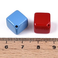 Краска для запекания непрозрачные акриловые бусины OACR-N142-04