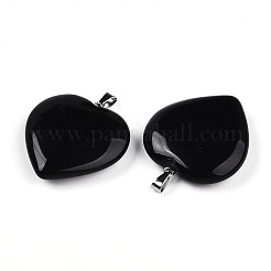 Природные подвески обсидиана&nbsp;X-G-S364-006F