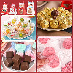 24 шт. 4 стиля рождественских складных подарочных коробок CON-BC0007-09