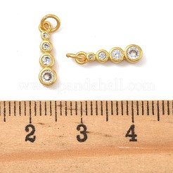 Латунные микро проложить кубического циркония подвески&nbsp;KK-K364-43G