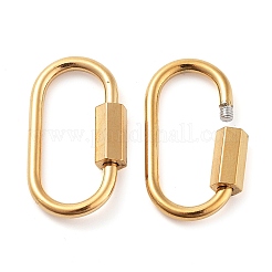 Ионное покрытие (ip) 304 нержавеющая сталь винтовой карабин замок подвески&nbsp;X-STAS-H107-04C-G