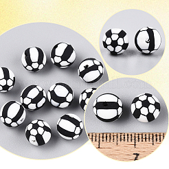 200шт бусины из полимерной глины ручной работы&nbsp;CLAY-SC0002-51B