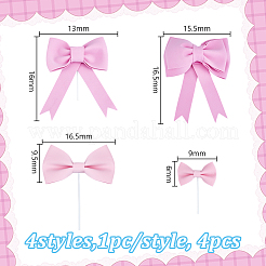 4 стиль бант из пенопласта торт вставка открытка украшение&nbsp;AJEW-DR0001-91