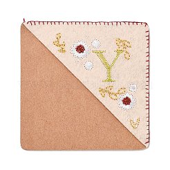 4 шт. персонализированные закладки-уголки с вышивкой вручную JX587Y